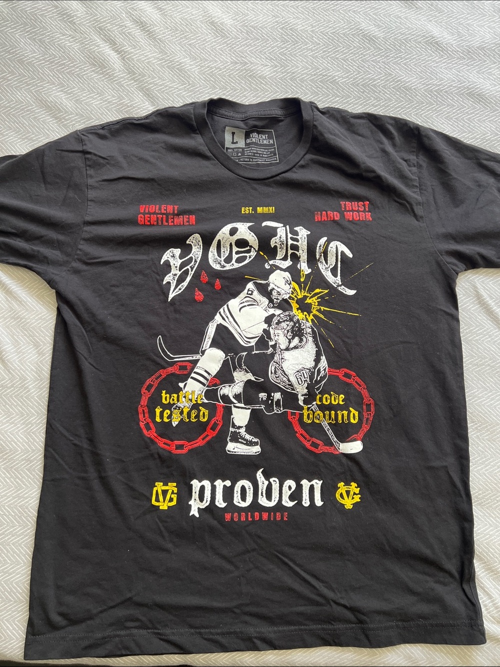 Violent Gentlemen Men’s Black Graphic Tee - VGHC